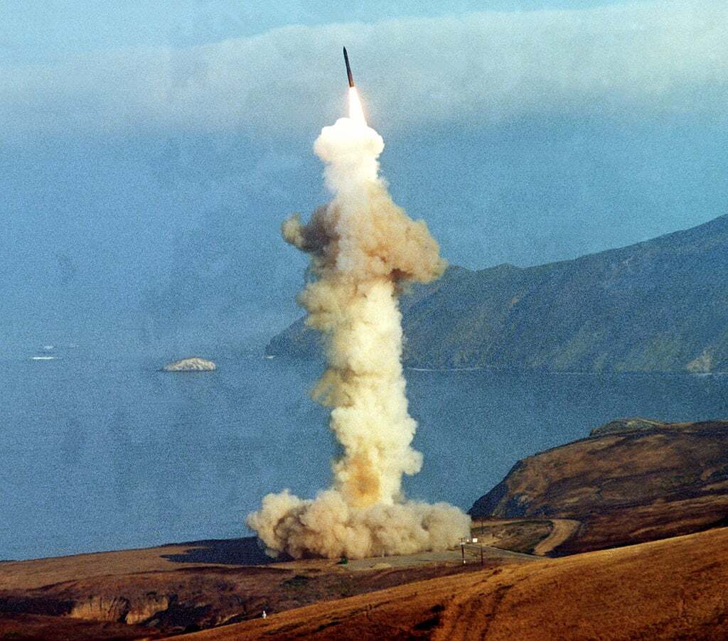 Minuteman III ICBM launch