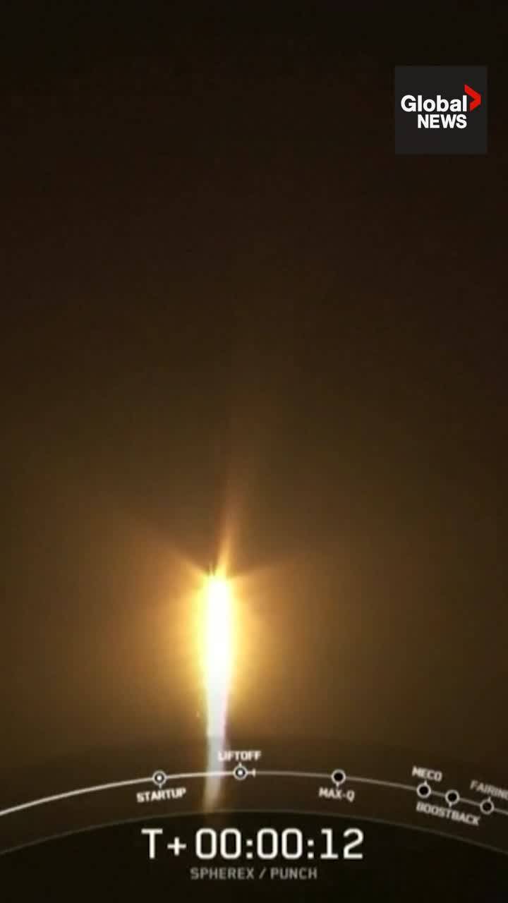 Click to play video: 'NASA launches SPHEREx telescope to study origins of the universe, map galaxies'