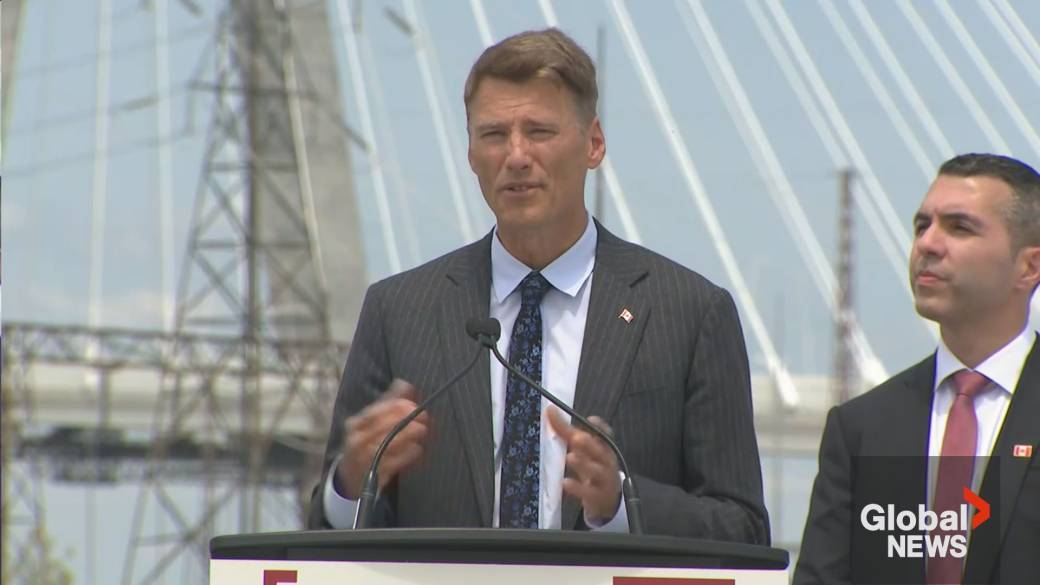 Click to play video: 'Canada will recover Gordie Howe bridge cost in 50 years, housing minister says'