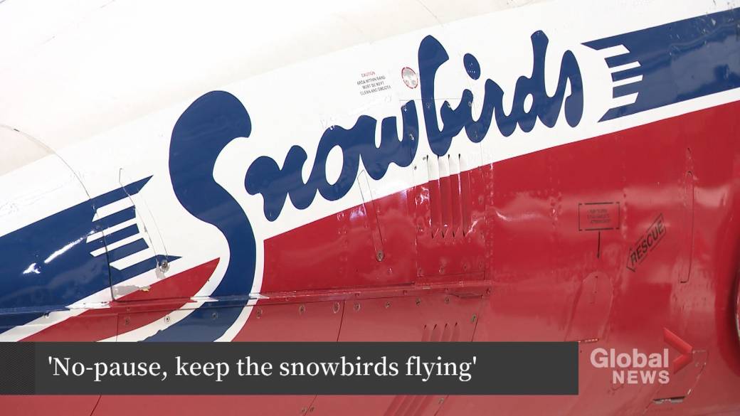 Click to play video: '‘Keep the Snowbirds flying”'