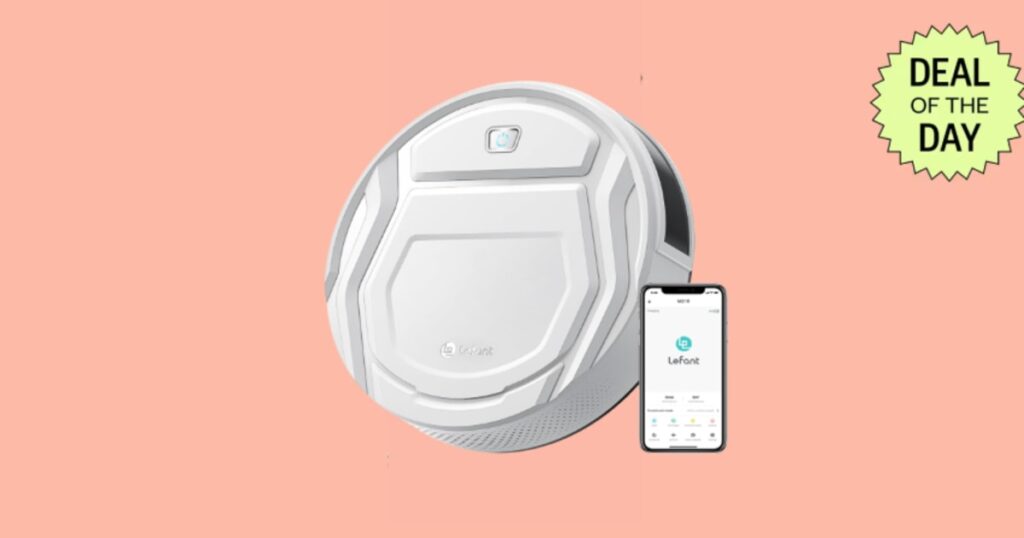 Get this highly rated robot vacuum for 55% off for a limited time only