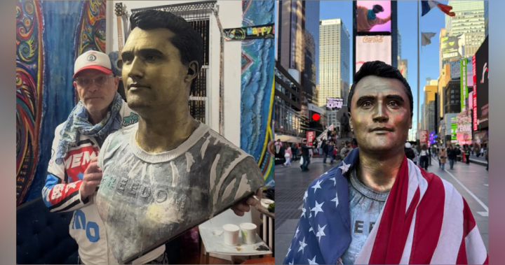 New York artist who made statue of Charlie Kirk claims no one will buy it – National New York artist who made statue of Charlie Kirk claims no one will buy it - National