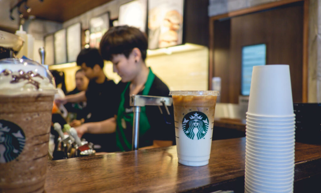 Starbucks Brews In-House Tools in Shift From Big Tech Starbucks Brews In-House Tools in Shift From Big Tech