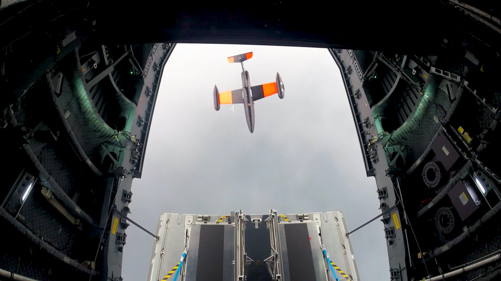 The A400M as a mothership for German drones