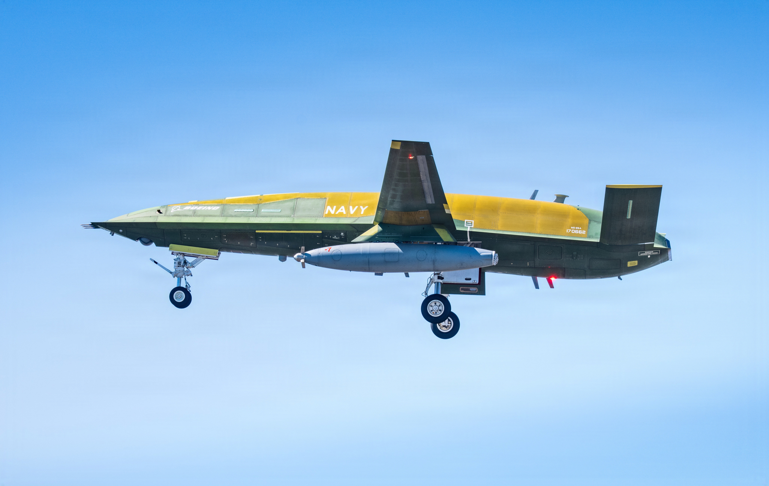 MQ-25A Stingray conducts first flight