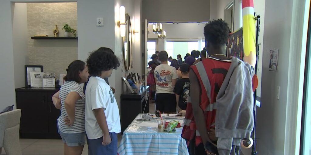 Nevada Hand hosts back-to-school wellness event at southwest valley apartment complex Nevada Hand hosts back-to-school wellness event at southwest valley apartment complex