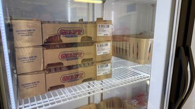 Produce in Cooler