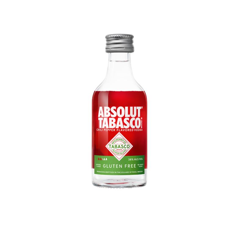 Absolut Tabasco launched a mini size of its alcohol.