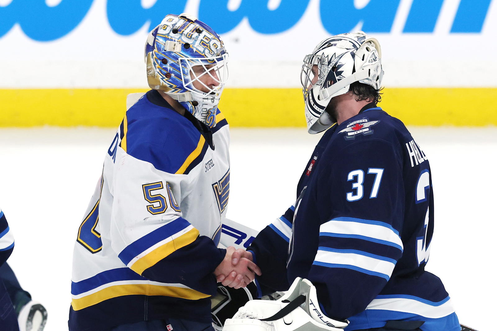 The New Jersey Devils haven’t lived up to expectations in recent years, and new Devils GM Sunny Mehta needs to address New Jersey’s situation in net. Could Winnipeg Jets star netminder Connor Hellebuyck or St. Louis Blues veteran Jordan Binnington be the answer between the pipes for the Devils?