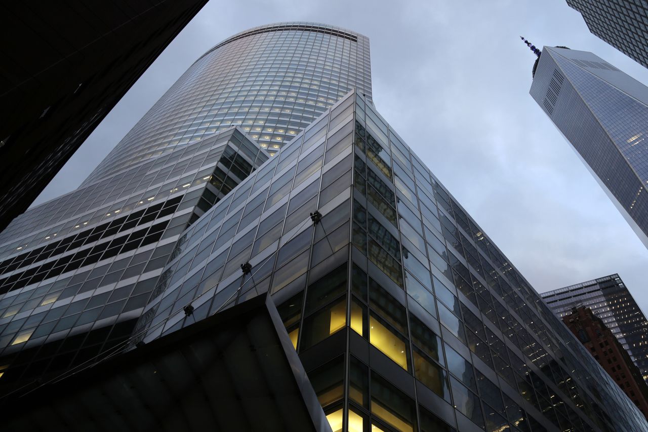 The Goldman Sachs headquarters in New York is shown in January 2023.