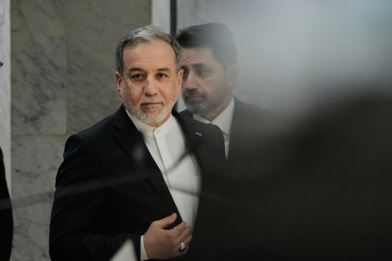 Iranian Foreign Minister Abbas Araghchi arrives in Baghdad, Iraq, June 28.