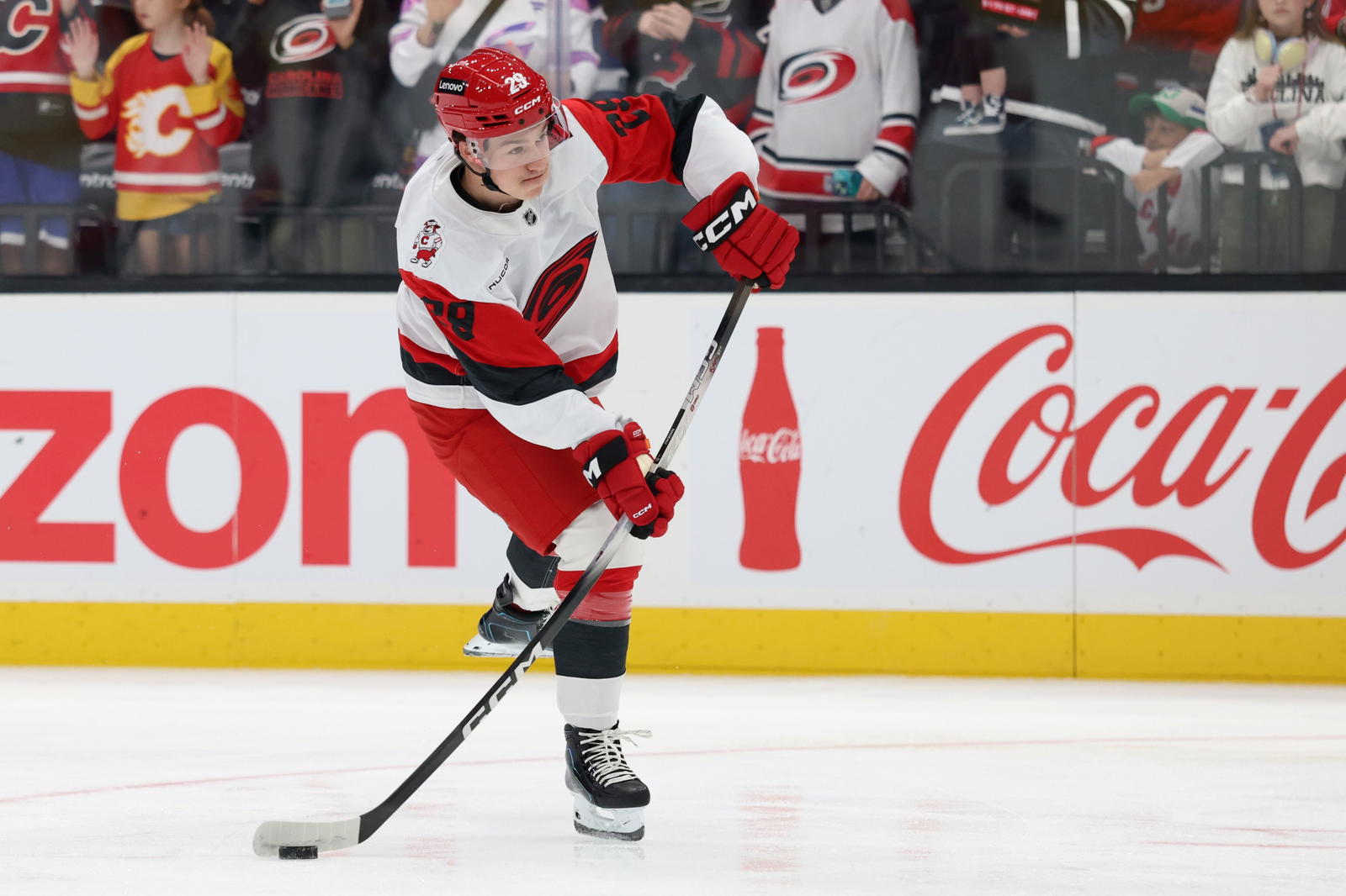 Bradly Nadeau had 32 AHL goals in 2024-25 and 27 in 2025-26. (Rob Gray-Imagn Images)
