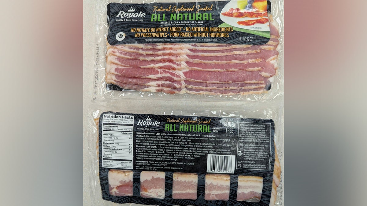 Royale brand bacon being recalled