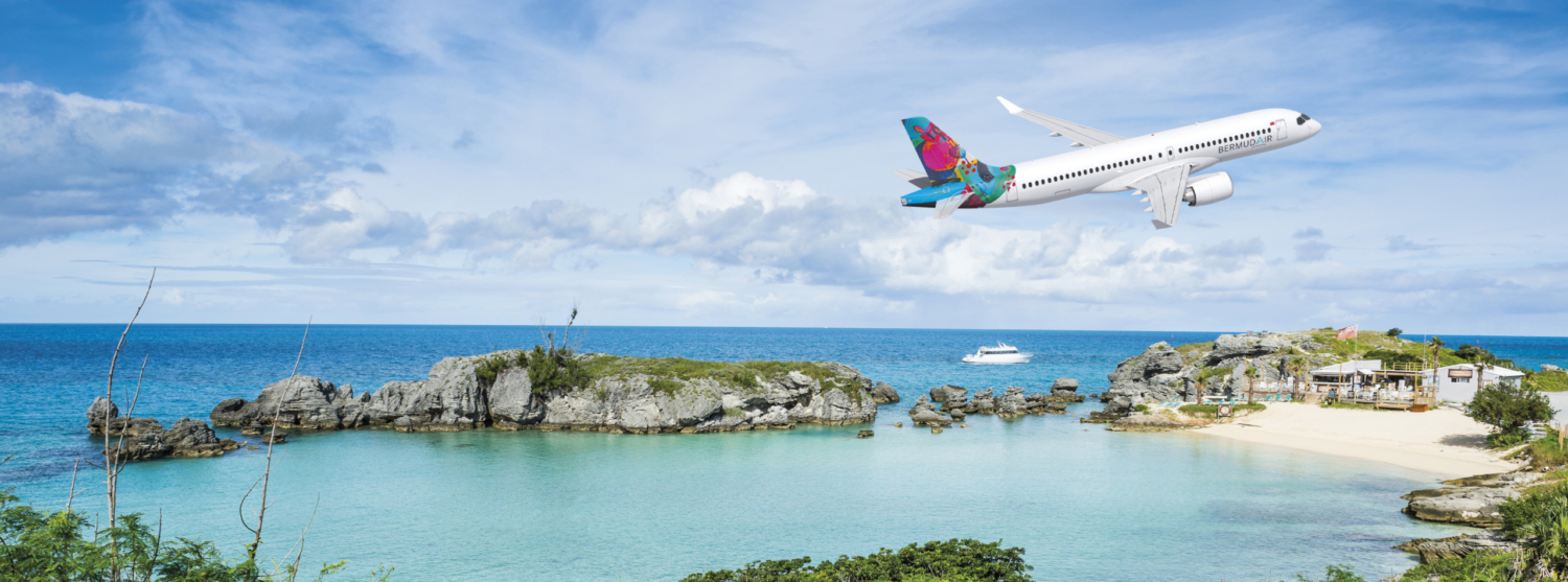 Bermudair A220 rendering from Airbus
