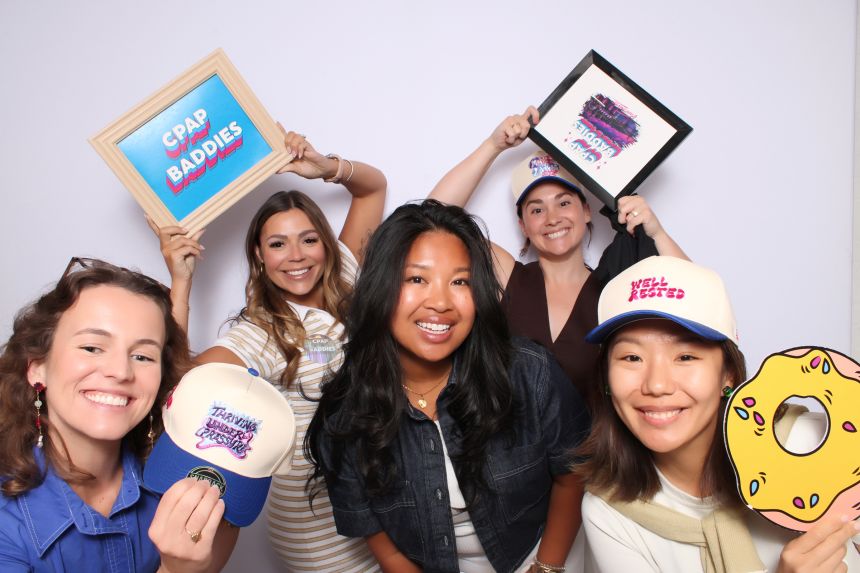 Attendees at a Resmed CPAP Baddies event in Vancouver on May 26.