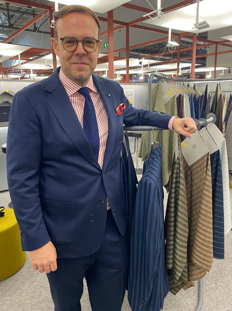 Tim Neckebroeck, Business Unit Director of Carnet at Milano Unica 110