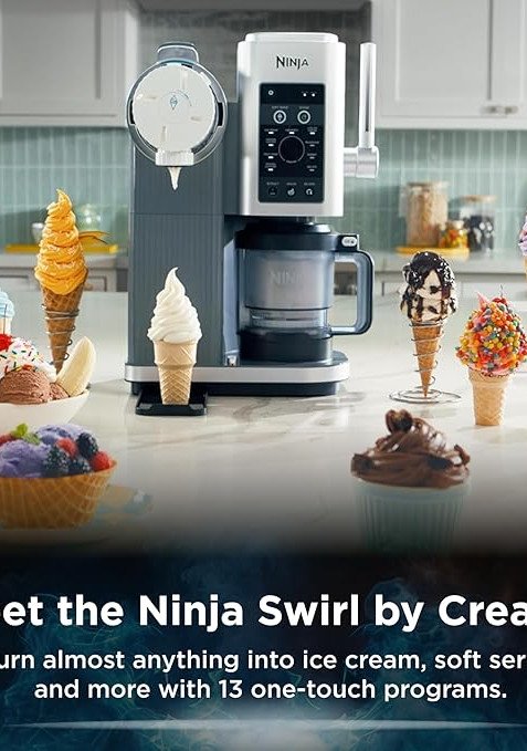 With 13 one-touch buttons, it’s easier than ever to create a frozen sweet treat at home.
