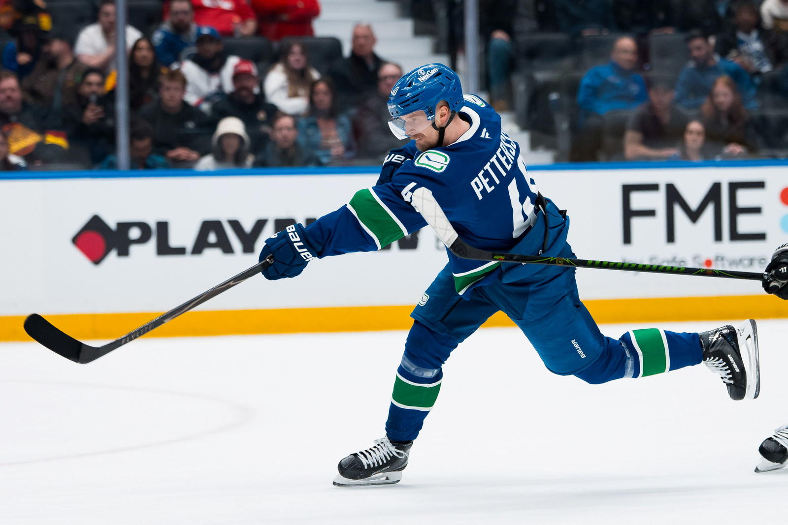 NHL teams are willing to take on big contracts as the salary cap rises rapidly. That should make center Elias Pettersson a trade candidate worth targeting from the Vancouver Canucks.
