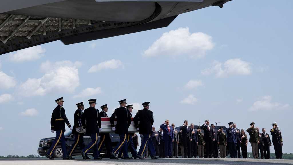 Pentagon removes 4 troops from Iran war toll as casualties shift to new overseas operations category Pentagon removes 4 troops from Iran war toll as casualties shift to new overseas operations category