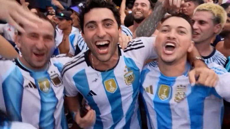 Argentina fans take over Atlanta ahead of World Cup semifinal clash