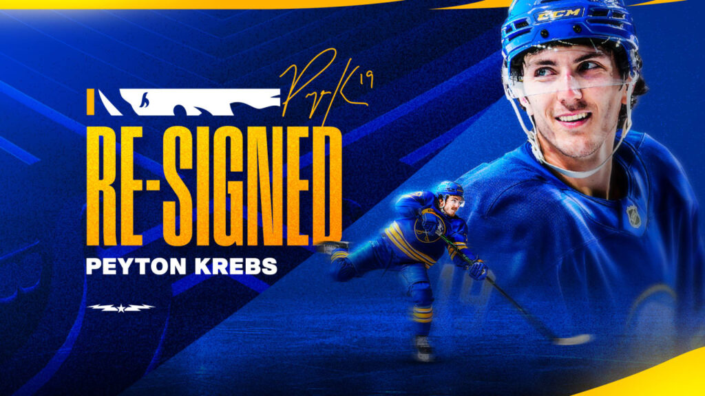 Sabres sign Krebs to 4-year contract Sabres sign Krebs to 4-year contract