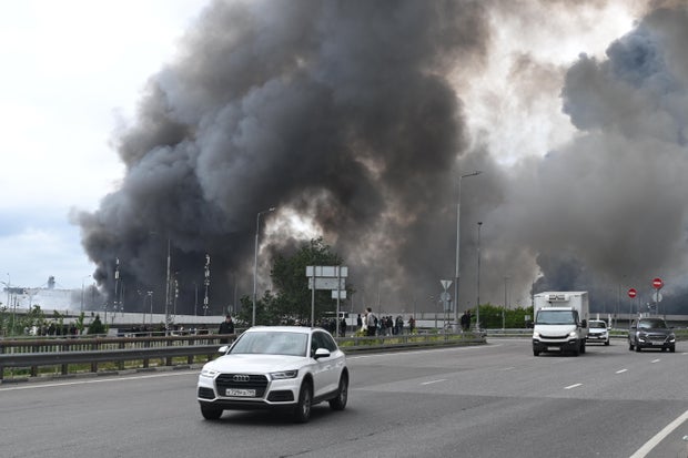 Oil refinery in Moscow hit by large-scale Ukrainian drone attack, mayor says