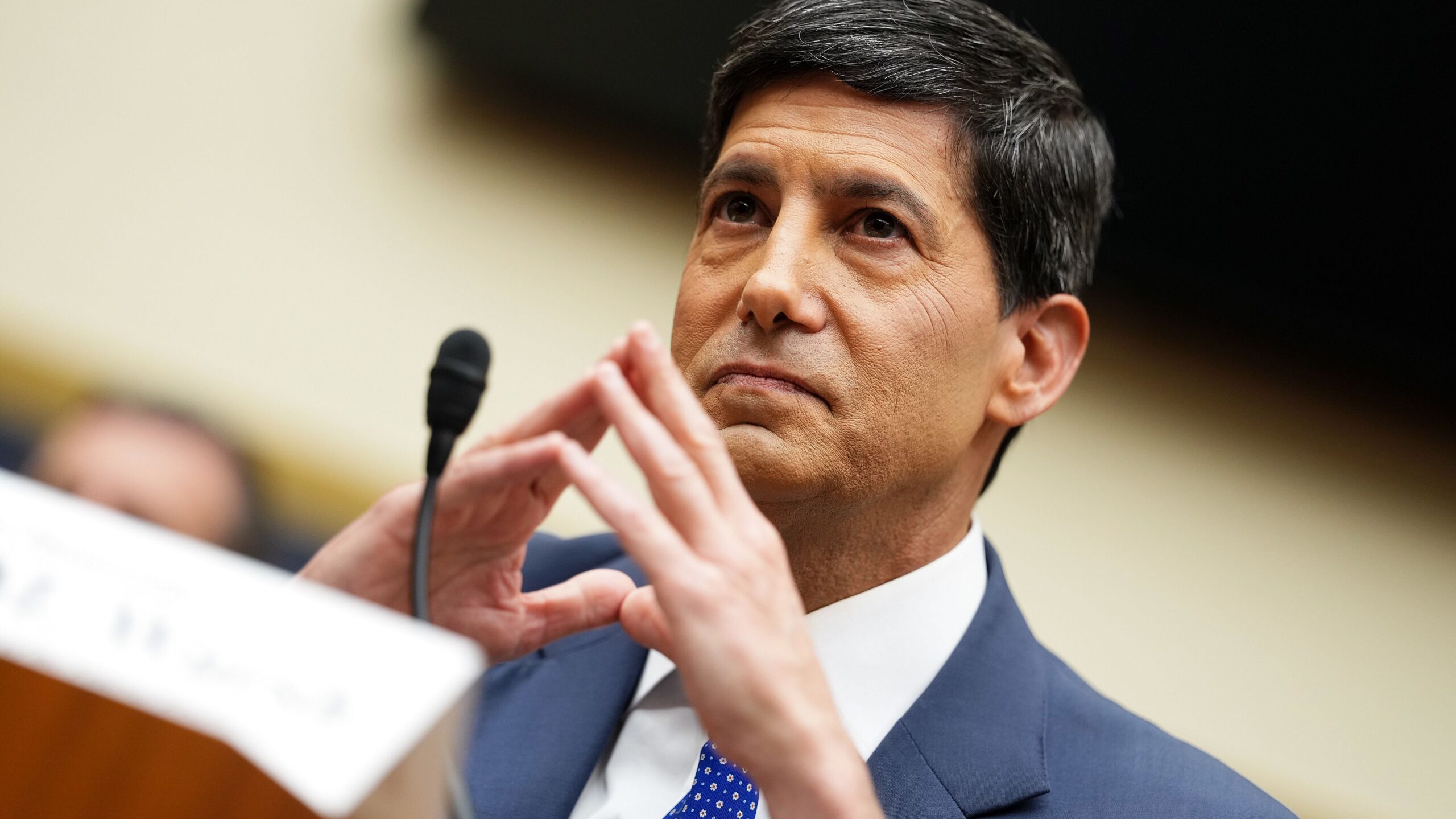 WASHINGTON, DC - JULY 14: Federal Reserve Chairman Kevin Warsh testifies before the House Financial Services Committee on Capitol Hill on July 14, 2026 in Washington, DC. Warsh, President Trump's pick to lead the Federal Reserve, presented the Semi-Annual Monetary Policy Report to the committee. (Photo by Eric Lee/Getty Images)