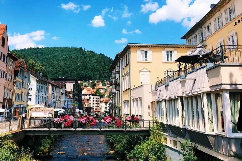 You can find the prettiest thermal baths in Europe in Bad Wildbad, Germany.