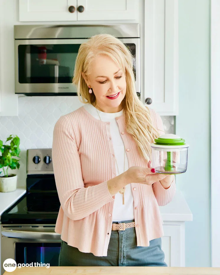 The Chef'n VeggiChop Food Chopper is my new favorite gadget.