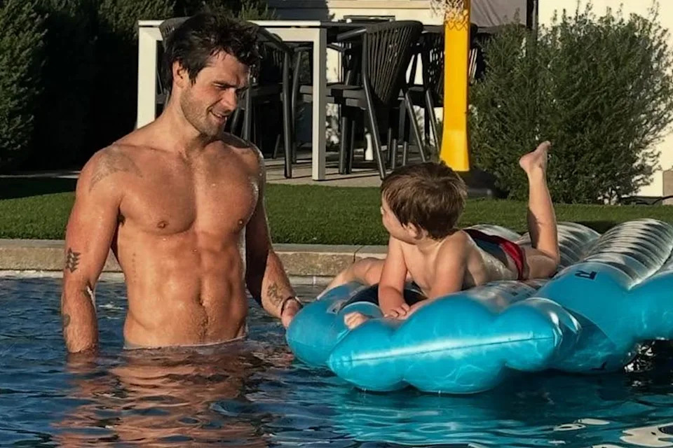 KJ Apa and son Sasha.Credit: KJ Apa/Instagram