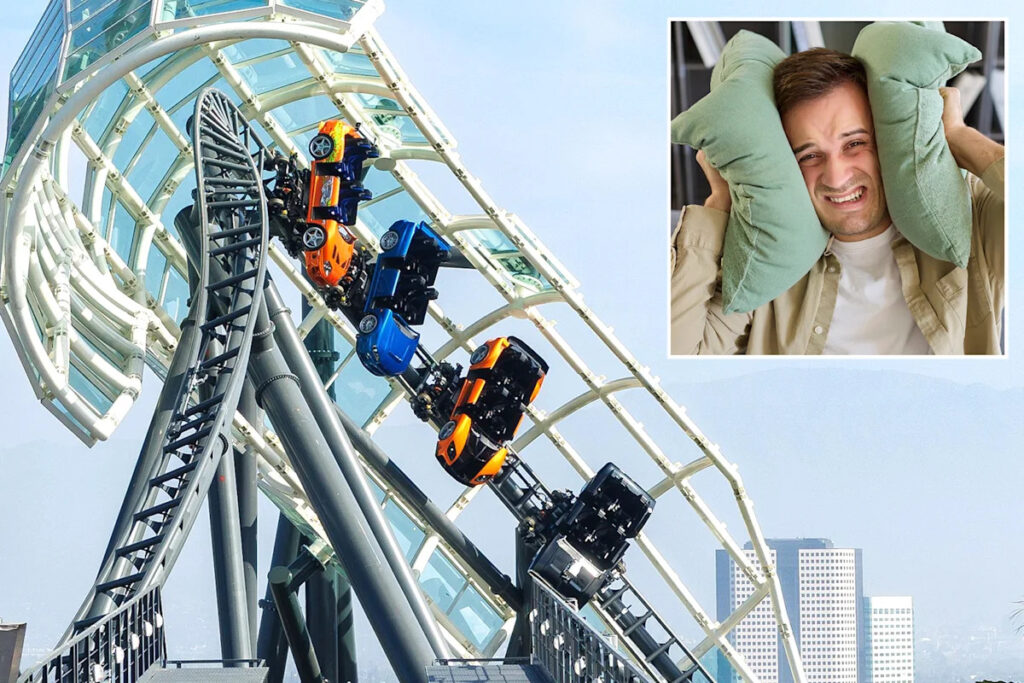 Hollywood neighbors fume over new Universal Studios rollercoaster