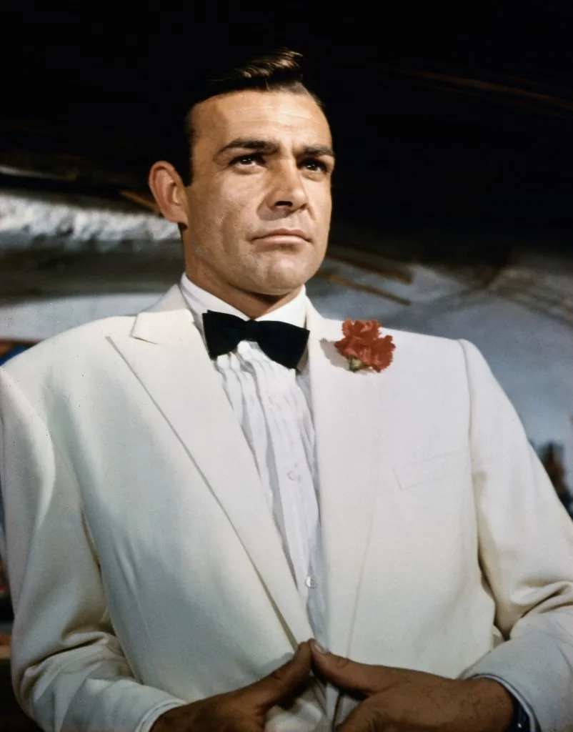 Waist-up portrait of Sean Connery, who also frequented the castle. Bettmann Archive