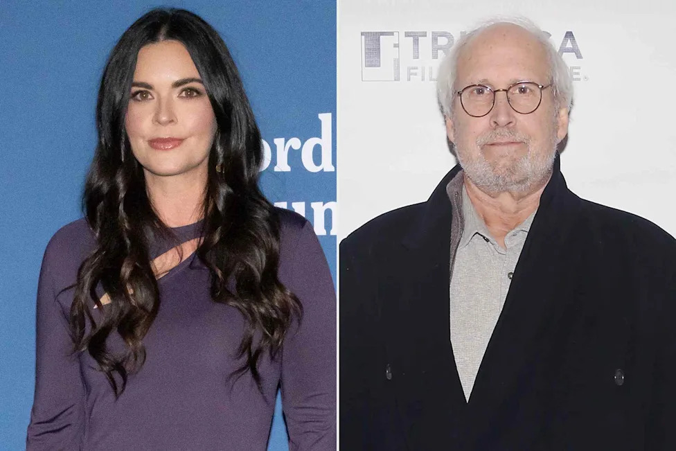 Katie Lee Biegel; Chevy ChaseCredit: Astrida Valigorsky/WireImage; Mireya Acierto/Getty