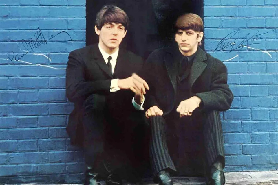 Paul McCartney and Ringo Starr in 1963Credit: LMPC via Getty