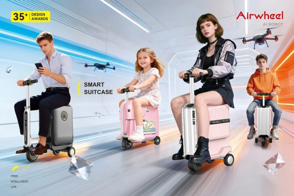 Airwheel Launches AI Suitcase Redefines Smart Travel – Luxury Intelligent Rideable Electric Cabin Suitcase for the Future of Mobility Airwheel Launches AI Suitcase Redefines Smart Travel - Luxury Intelligent Rideable Electric Cabin Suitcase for the Future of Mobility
