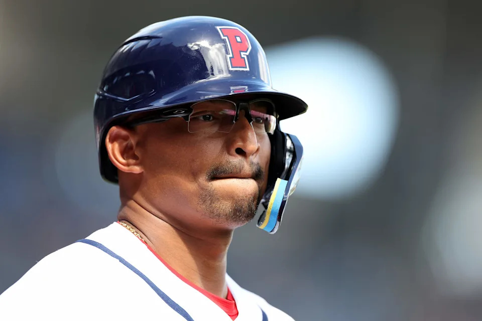 SAN JUAN, PUERTO RICO - MARCH 06: Christian Bethancourt #22 of the Team Panama prepares to take an at bat against Team Cuba during the seventh inning at Hiram Bithorn Stadium on March 06, 2026 in San Juan, Puerto Rico. (Photo by Al Bello/Getty Images)