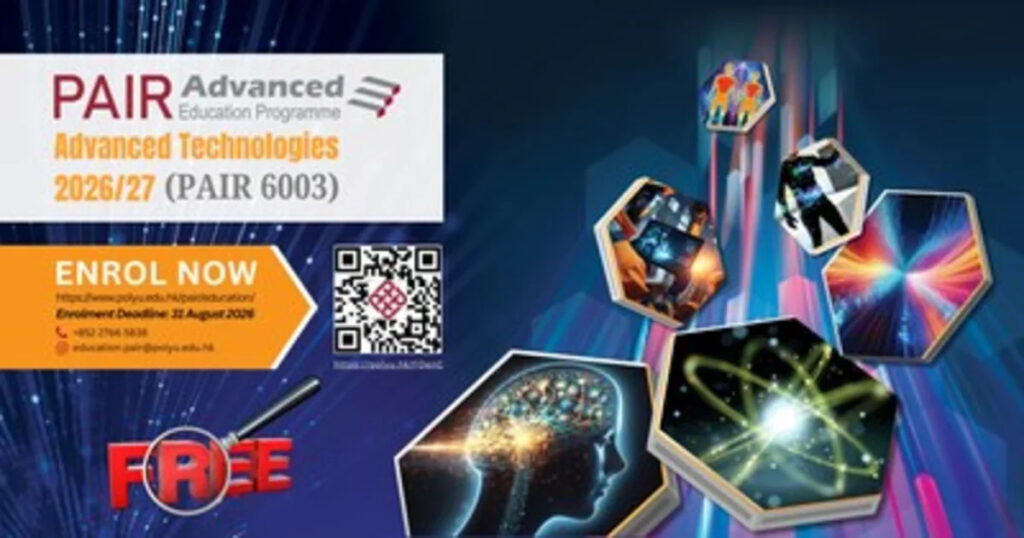 Advancing innovation through emerging technologies: PolyU launches free course on advanced technologies Advancing innovation through emerging technologies: PolyU launches free course on advanced technologies