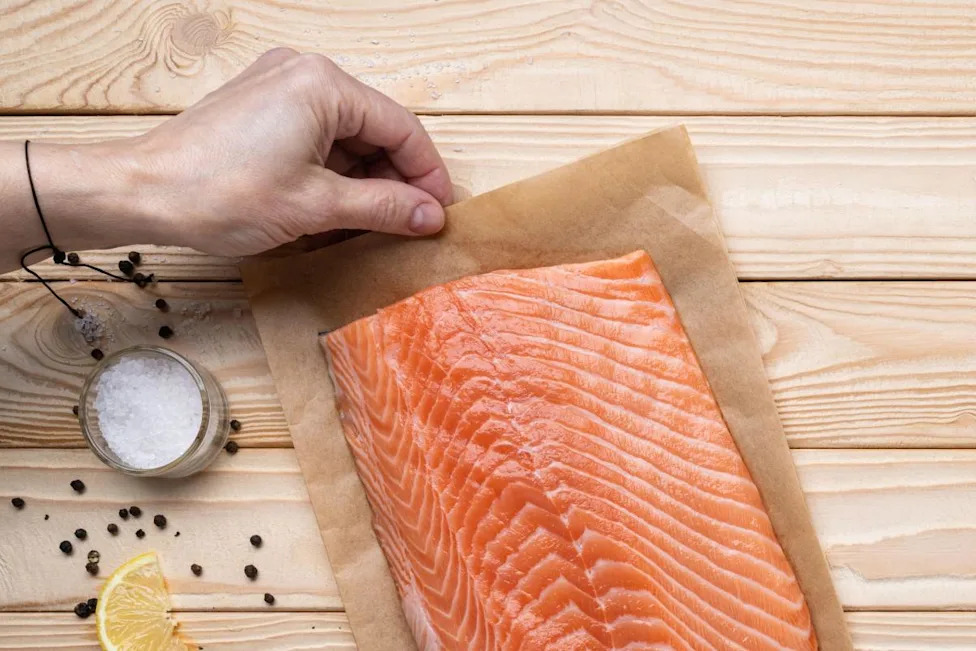 This is a generic photo of a half side of salmon ready for prepping. See PA Feature FOOD Brain. WARNING: This picture must only be used to accompany PA Feature FOOD Brain. PA Photo. Photo credit should read: Alamy/PANOTE TO EDITORS: This picture (Image: Alamy/PA)