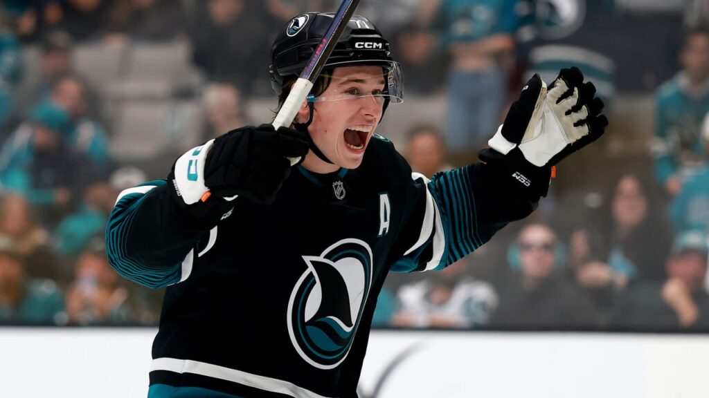 Celebrini signs 5-year contract worth League-best $18.8 million annually with Sharks Celebrini signs 5-year contract worth League-best $18.8 million annually with Sharks