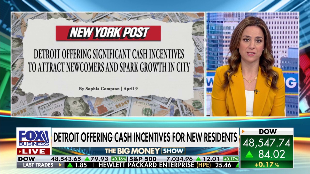 'The Big Money Show' reacts to Detroit officials rolling out cash incentives to attract residents and boost economic growth.