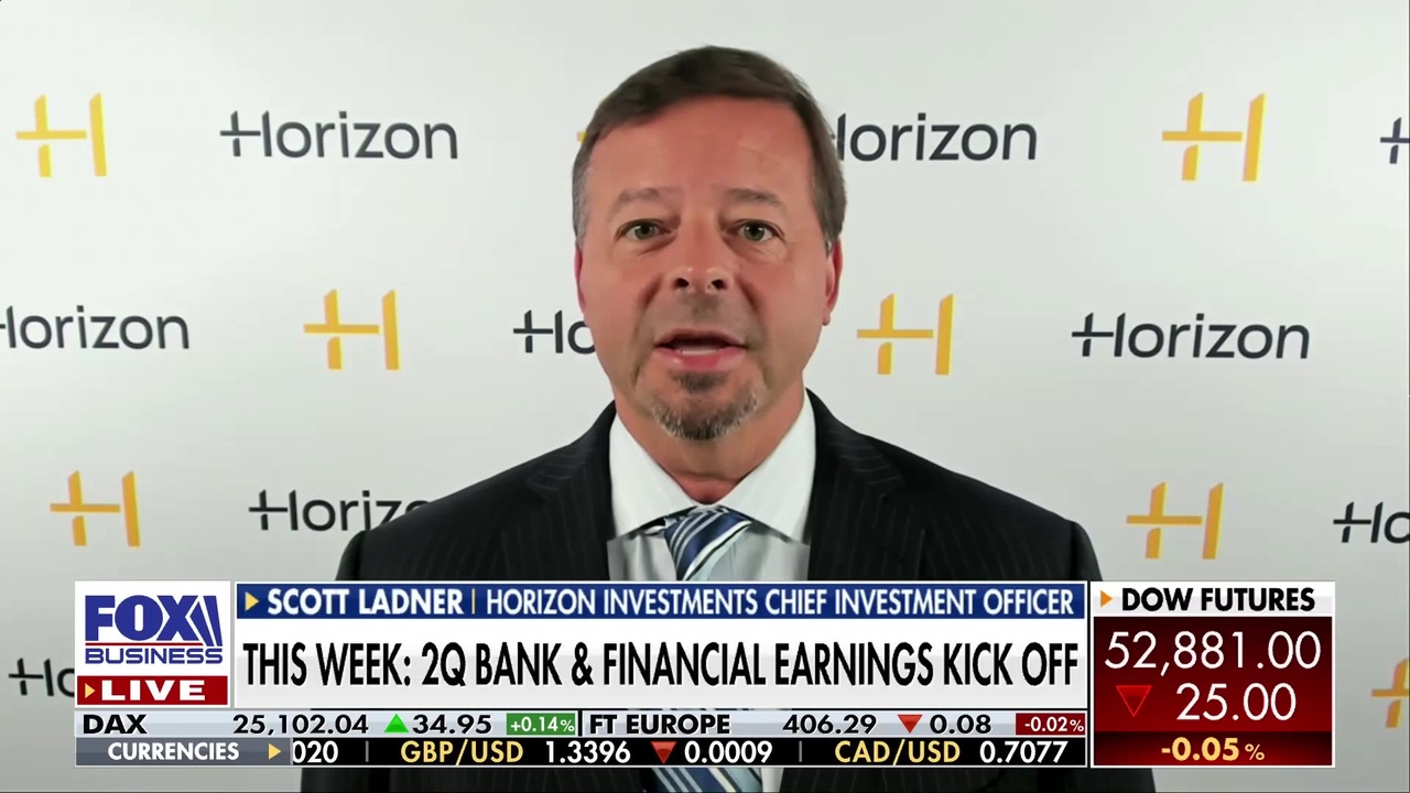 Cheryl Casone and Scott Ladner discuss the week's significant economic data, including June CPI, PPI, and retail sales. Ladner emphasizes watching big bank earnings for insights into consumer behavior.