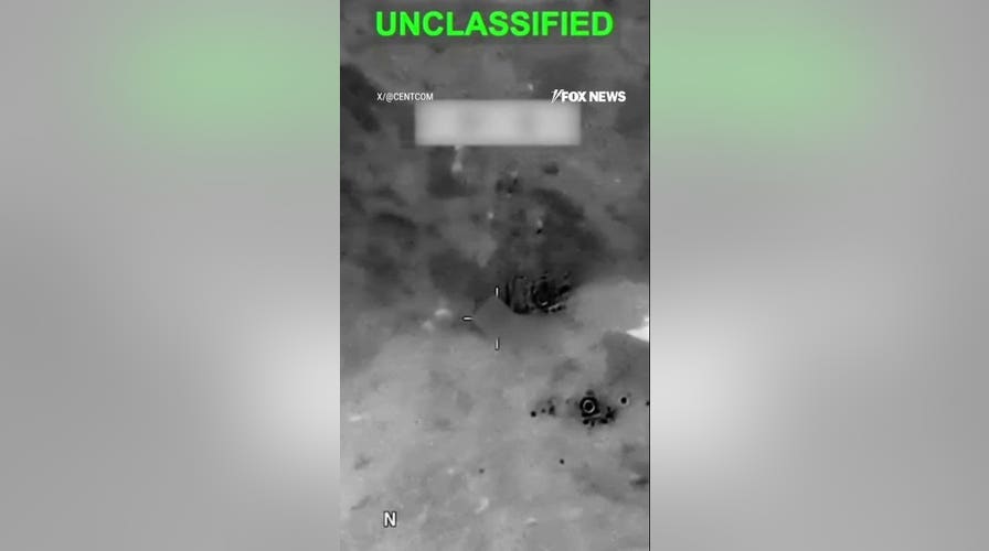 CENTCOM releases NEW footage of strikes on Iranian targets