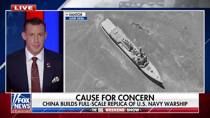 China builds full-scale replica of US Navy warship to train AI