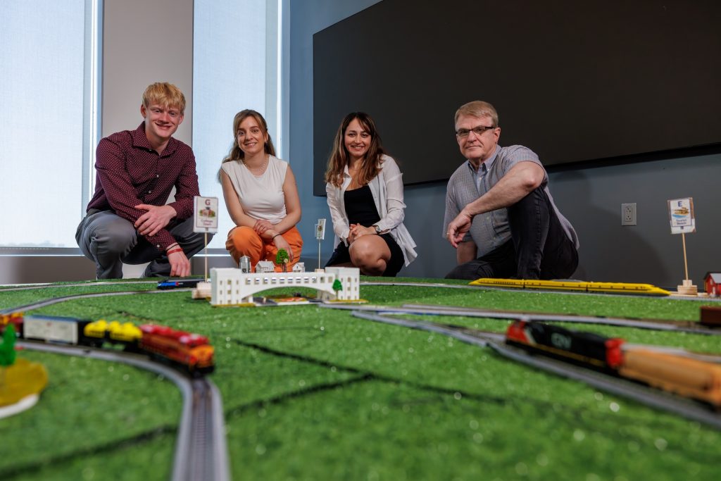 Researchers use trains to model complex transportation systems Researchers use trains to model complex transportation systems