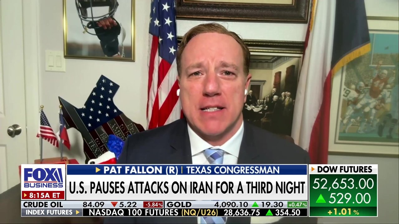 Rep. Pat Fallon, R-Texas, expresses concern over low munition stocks and rising tensions with Iran.