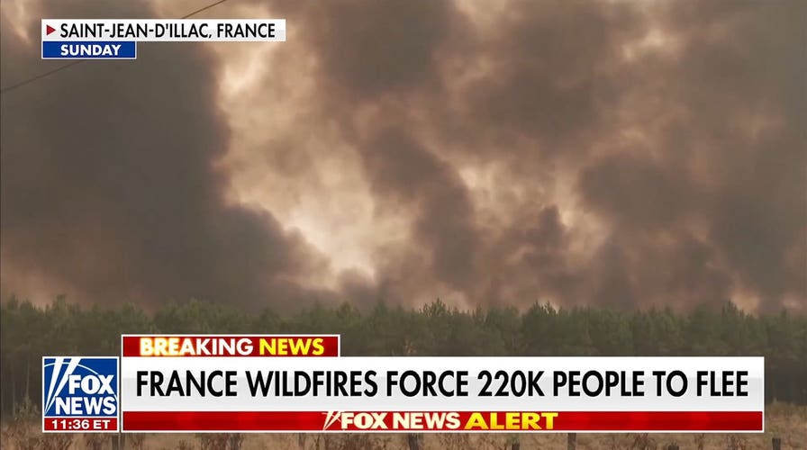 American mother describes being trapped with children in France wildfires