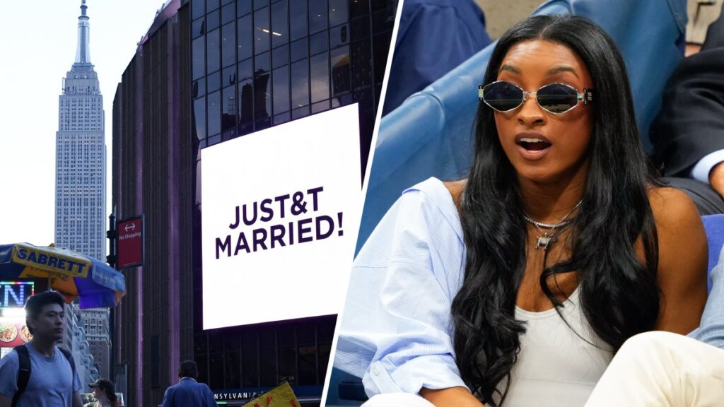 Simone Biles says unexpected celebrity ‘stole’ her sunglasses at Taylor Swift’s wedding Simone Biles says unexpected celebrity 'stole' her sunglasses at Taylor Swift's wedding