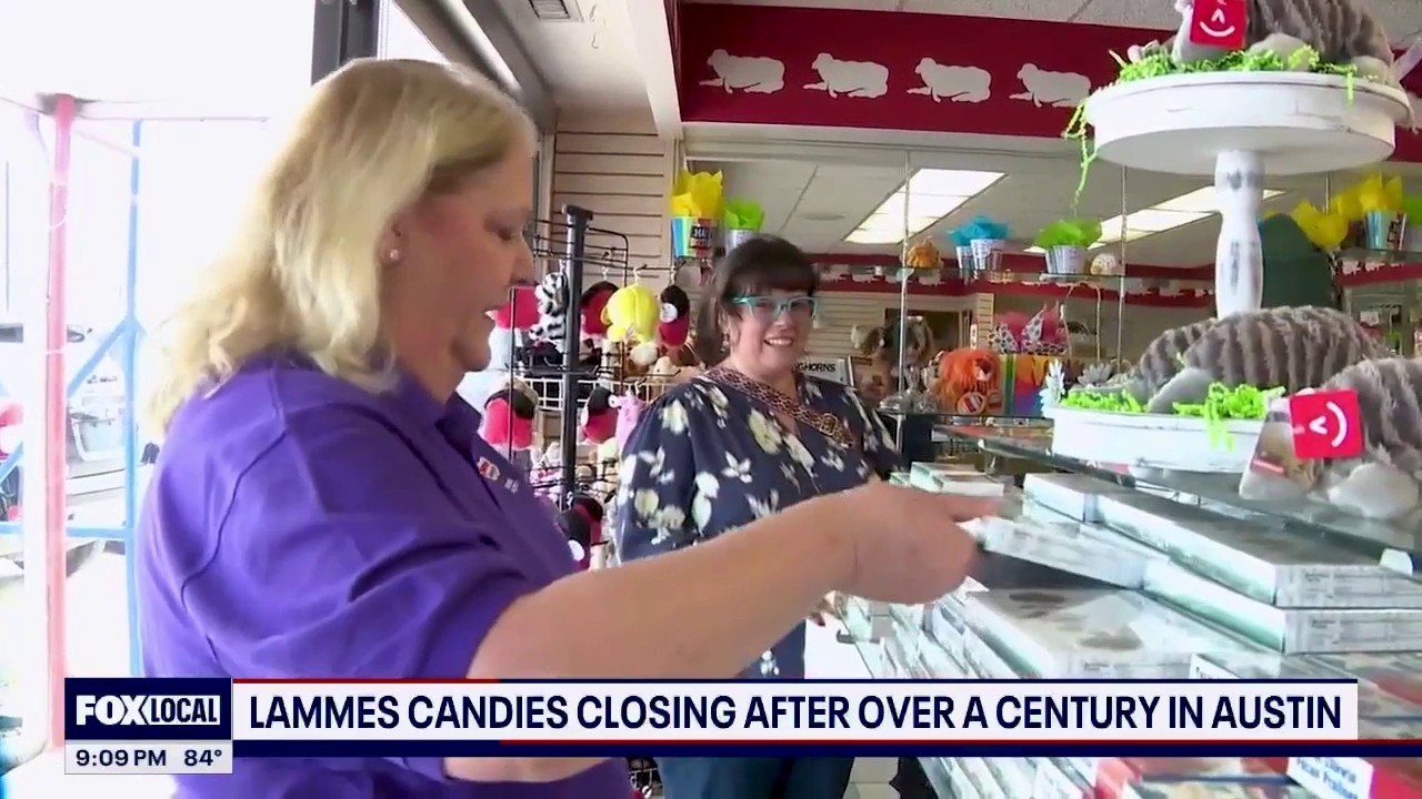 Lammes Candies, a Texas confectioner founded in the 1800s, is winding down after 141 years as rising ingredient and labor costs squeeze margins, marking the end of a family-run business. (Credit: FOX 7)