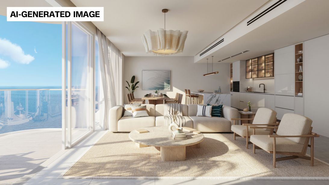 Properties will be plotted along the island's coastline.