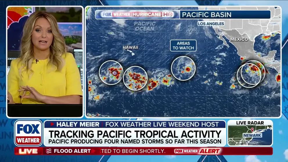 MONSOON SEASON: FOX Weather Meteorologist Haley Meier breaks down the lingering tropical activity in the Pacific Basin, as the start of Southwest monsoon season has arrived. Stay with FOX Weather for the latest: